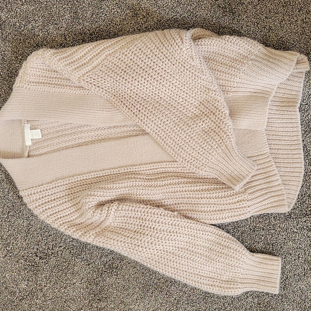 H&M cable knit cardigan